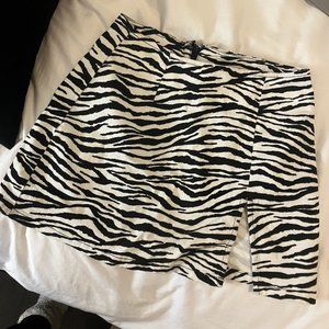 zebra mini skirt urban outfitters